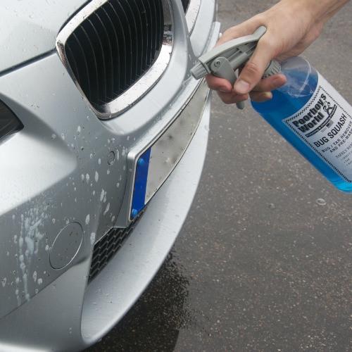 Insektfjerner - BugSquash 3,75 liter - brugt i forbindelse med bilvask af BMW