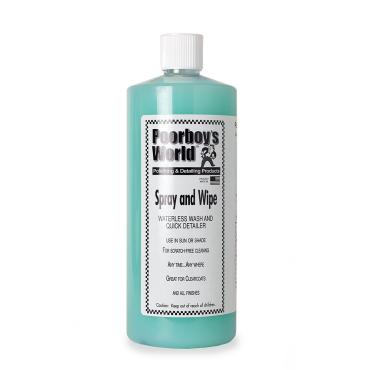 Poorboy´s World Spray & Wipe - Vandfri Bilvask 950ml