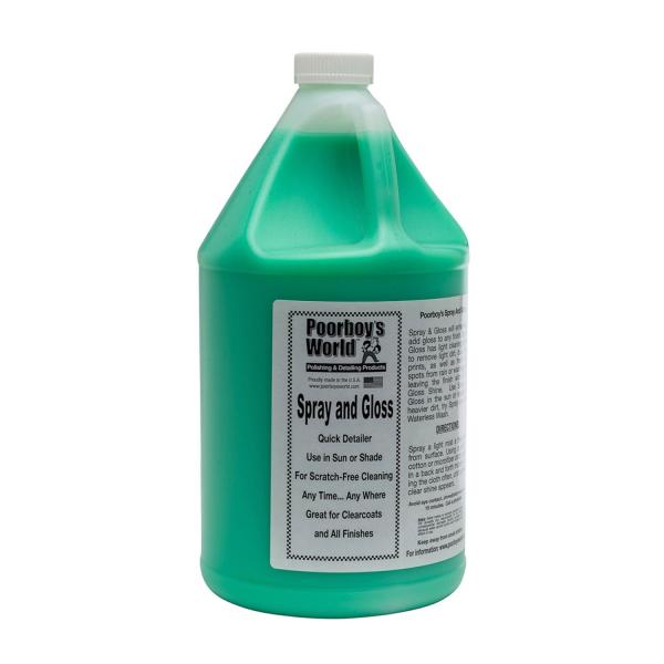 Poorboy´s World Spray & Gloss - Vandfri Bilvask - 3,75 liter