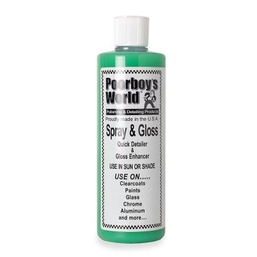 Poorboy´s World Spray & Gloss til Vandfri Bilvask - 473ml