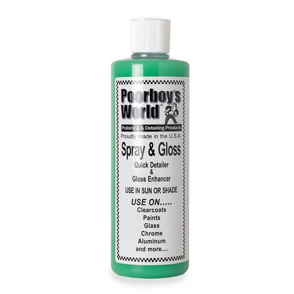 Poorboy´s World Spray & Gloss til Vandfri Bilvask - 473ml