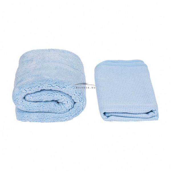 Microfiber Håndklæde Plush sammenlignet med normalt håndklæde