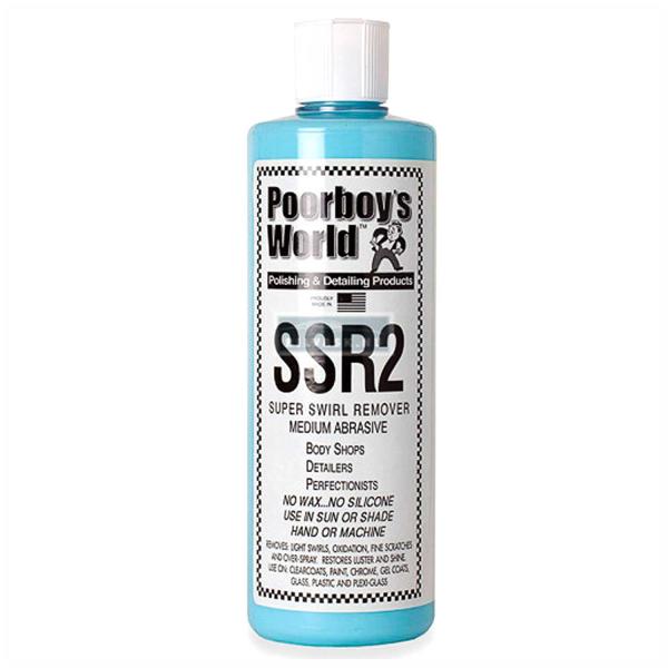 SSR2 473ml mellemslibende polercreme fra Poorboysworld