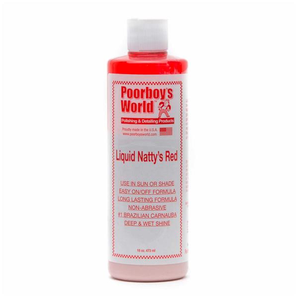 Poorboys World Nattys Red - Flydende Bilvoks - 473ml