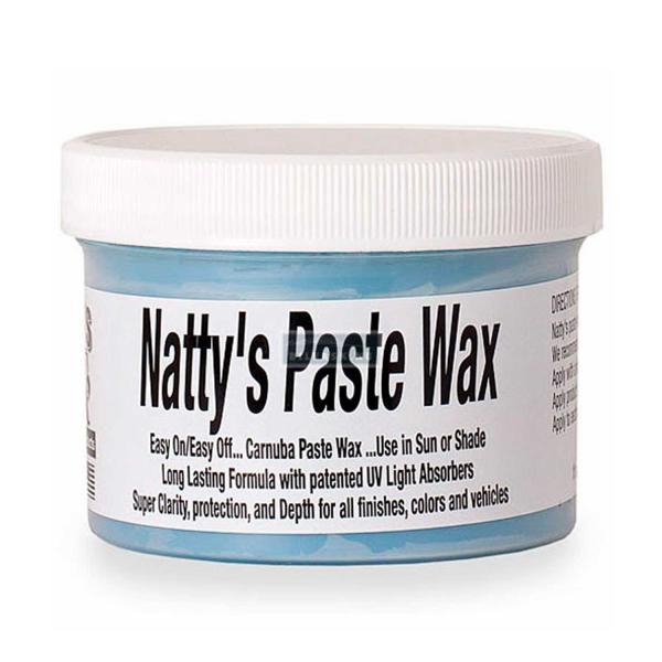 Nattys Paste Wax Blå - bilvoks til mørke biler 225 gram