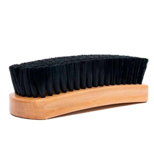 Læder rensebørste til bil stor