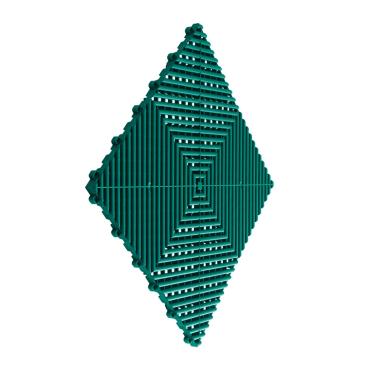 Ribtrax Pro Garageflise - Teal - Blågrøn 40x40cm