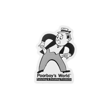 Klistermærke logo Poorboys World Detailing Products Klistermærke logo Poorboys World Detailing Products