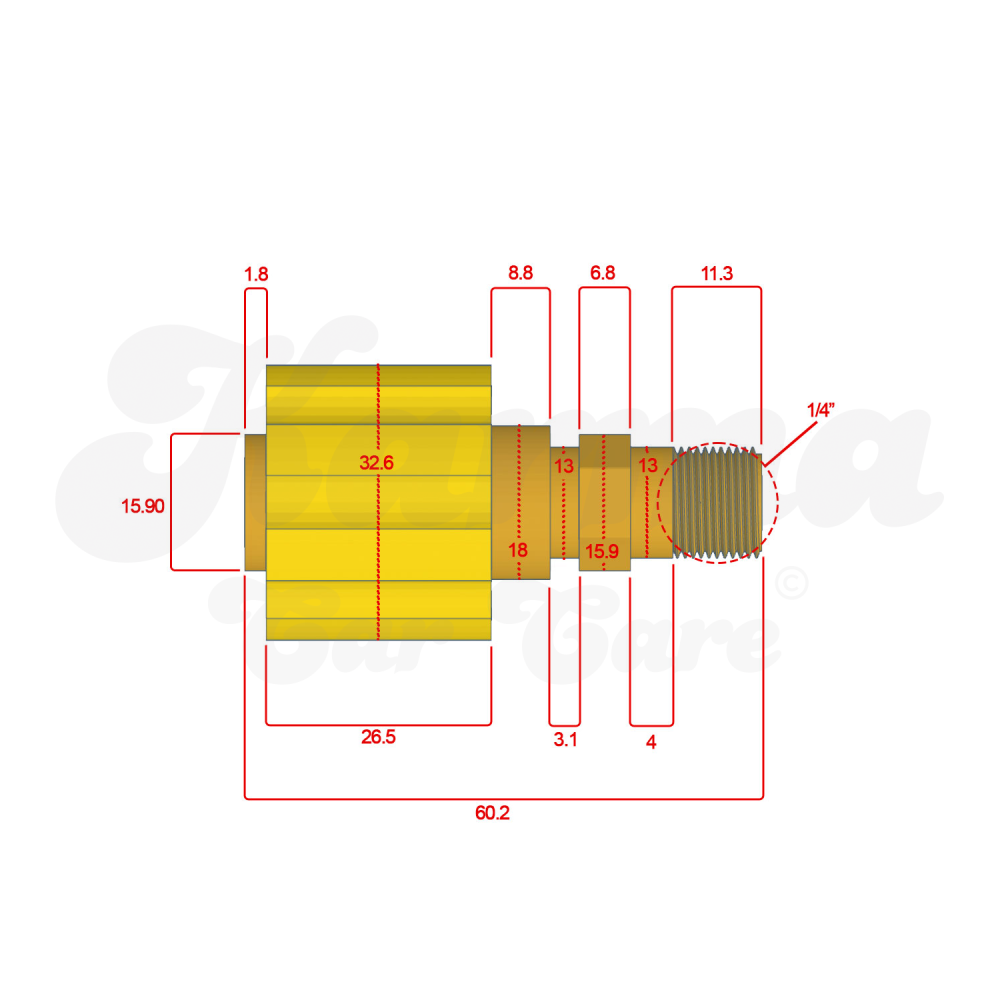 Kobling til HDS-E 8/16-4 M 36 KW fra Kärcher