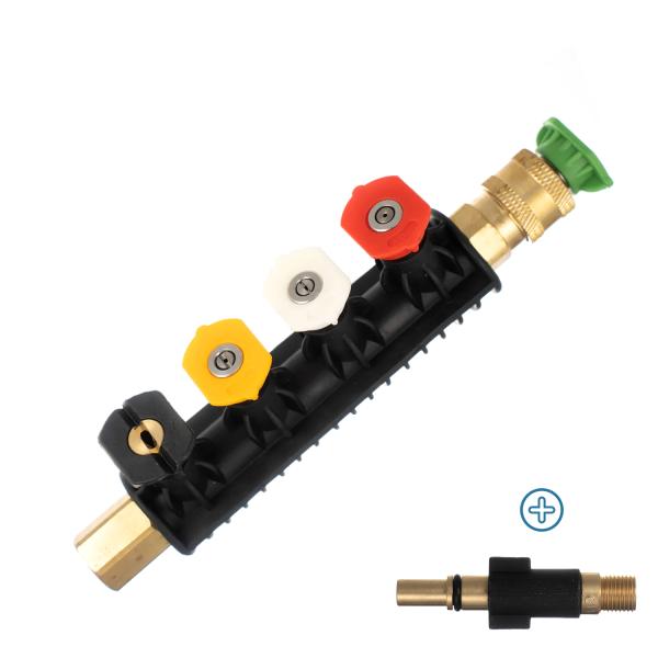 HPW, Lavor & Parkside Quick Connect Dyse Sæt til Bilvask med gummiholder