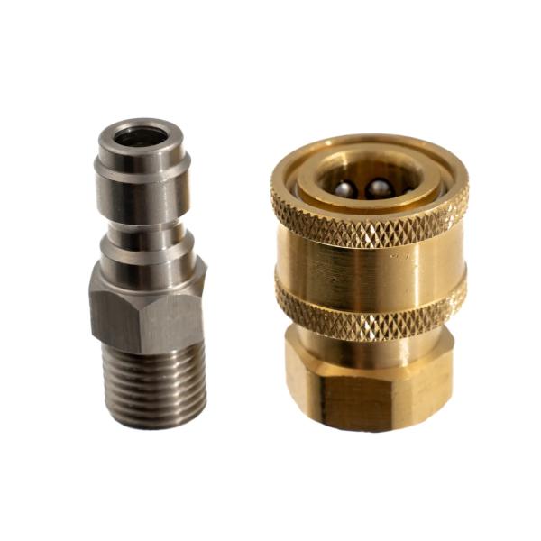 Han & Hun Stiknippel til Quick Connect og Quick Release