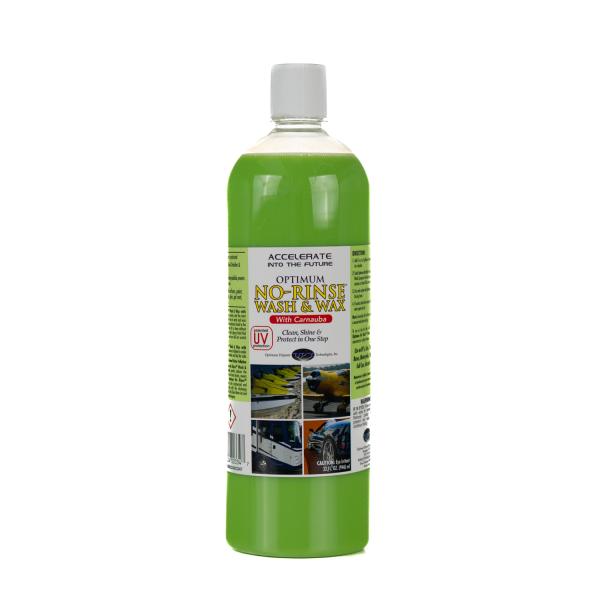 Bilvask med minimalt vandforbrug No Rinse Wash & Wax