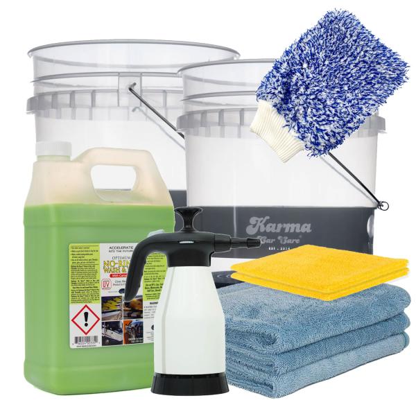 No Rinse Wash & Wax vaskepakke til skyllefri bilvask
