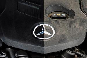 Hurtig motorvask og beskyt