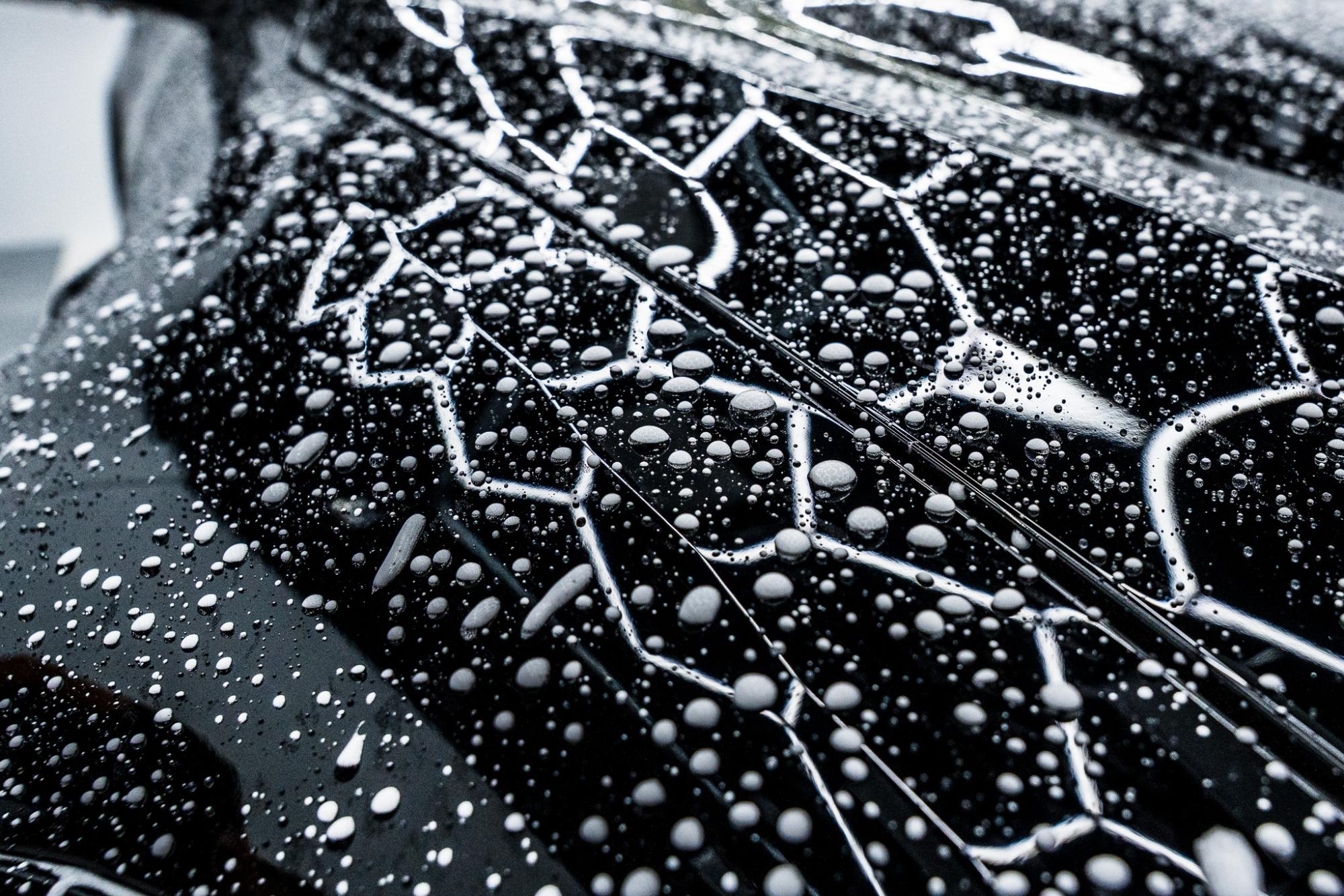 Coating dråber på billak