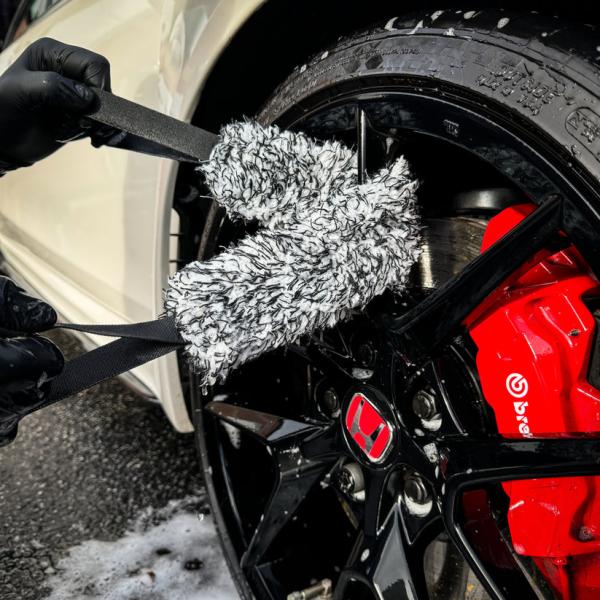 Flossmeister brug til bagsiden af fælge med brembo bremser