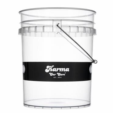 Bilvaskespand på 22 liter i Transparent Plastik