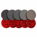 Vandslibeskiver 10 pak 75mm til vådslibning af lak