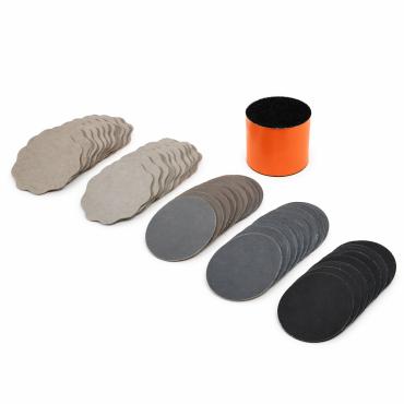 Vandslibepapir i forskellige korn 1500 2000 2500 3000 5000 til vandslibning af lakskader