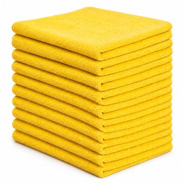 10 Microfiberklud Uden Kantbånd