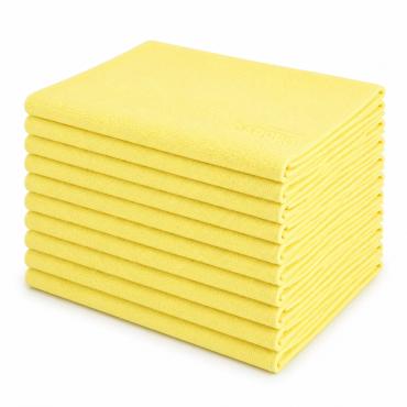CarPro 2Face Microfiberklude – 10 stk (Gul)